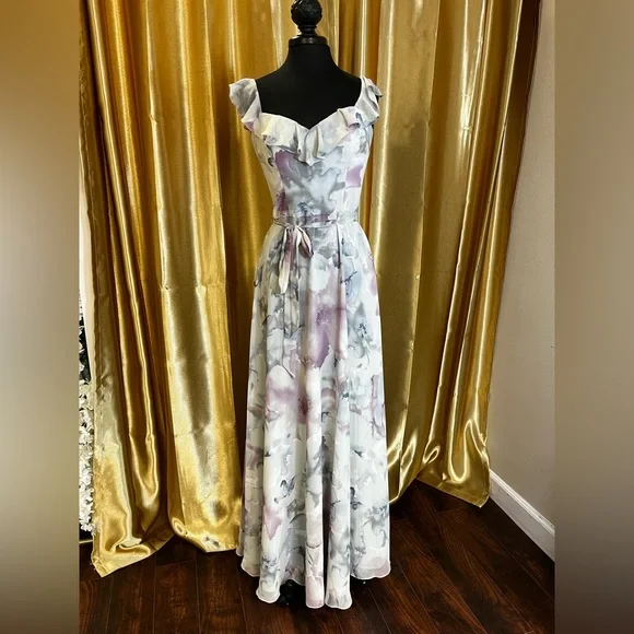 grey bridesmaid dresses yellow flowers Revealing Sheer Strapless Wedding Dress | Intricate Jeweled Pattern | Ribbon-Tied Lace Sleeves | Romantic Elegance